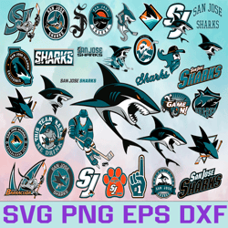 San Jose Sharks Hockey Team Svg, dxf, png, eps, San Jose San Jose Sharks svg, NHL Svg, NHL Svg, Png, Dxf, Eps