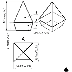 project 63. stained glass printable pattern. brillant3d