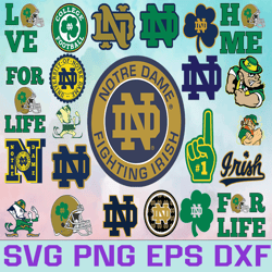 notre dame fighting irish football team svg, notre dame fighting irish svg, n c a a teams svg, n c a a svg, png, dxf
