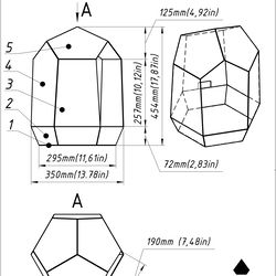 project 57. stained glass printable pattern. brillant3d