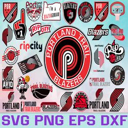 portland trail blazers basketball team svg, portland trail blazers svg, nba teams svg, nba svg, png, dxf, eps