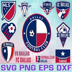 fc dallas soccer team svg, fc dallas svg, mls teams svg, mls svg, png, dxf, eps, instant download