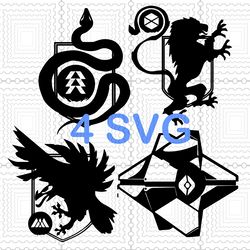 destiny 2 hunter svg, titan warlock svg, class logo svg, emblem ps4 png, xbox pc, game decal, car truck window svg