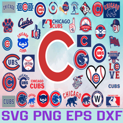 chicago cubs baseball team svg, chicago cubs svg, mlb svg, mlb team  svg, mlb svg, png, dxf, eps, jpg, instant download