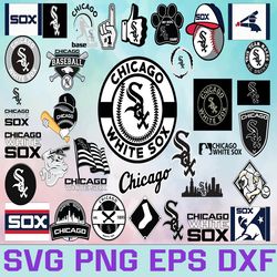 chicago-white sox baseball team svg, chicago white sox svg, mlb svg, mlb team  svg, mlb svg, png, dxf, eps, jpg