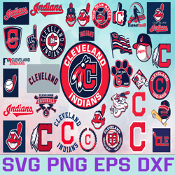 cleveland indians baseball team svg, cleveland indians svg, mlb team  svg, mlb svg, png, dxf, eps, jpg, instant download