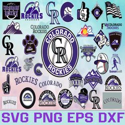 colorado rockies  baseball team svg, colorado rockies svg, mlb team  svg, mlb svg, png, dxf, eps, jpg, instant download