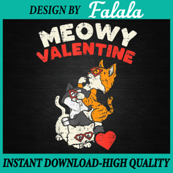 meowy valentine png, cats cute kitten png, cat valentines day png valentine's day png, digital download