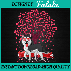 siberian husky dog png, funny siberian husky valentine day png, siberian husky png valentine's day png, digital download