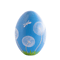 Blue easter egg with dandelion