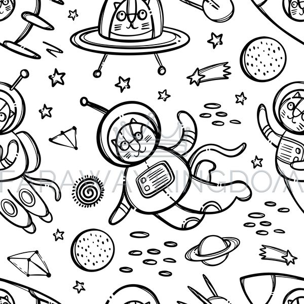 CAT SPACE PATTERN MONOCHROME [site].png