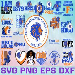 florida memorial university football team svg, florida memorial university svg, hbcu team svg, mega bundle, designs