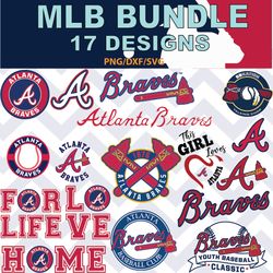 atlanta braves svg, atlanta braves bundle baseball teams svg, atlanta braves mlb teams svg, png, dxf