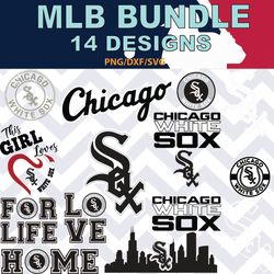 Chicago White Sox svg, Chicago White Sox bundle baseball Teams Svg, Chicago White Sox MLB Teams svg, png, dxf
