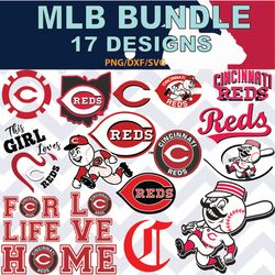 cincinnati reds svg, cincinnati reds bundle baseball teams svg, cincinnati reds mlb teams svg, png, dxf