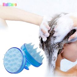 bath massage soft silicone scalp hair shower brush