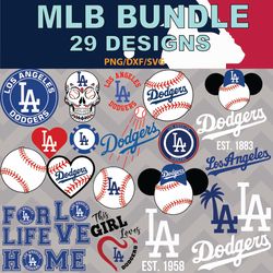 Los Angeles Dodgers svg, Los Angeles Dodgers bundle baseball Teams Svg, Los Angeles Dodgers MLB Teams svg, png, dxf