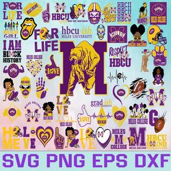 miles college football team svg, miles college svg, hbcu team svg, mega bundle, designs, cricut, cutting file