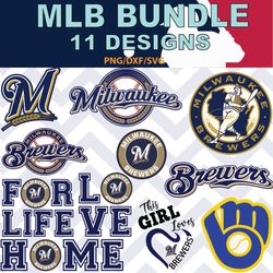 Milwaukee Brewers svg, Milwaukee Brewers bundle baseball Teams Svg, Milwaukee Brewers MLB Teams svg, png, dxf