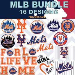 New York Mets svg, New York Mets bundle baseball Teams Svg, New York Mets MLB Teams svg, png, dxf