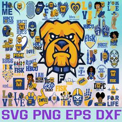 fisk university football team svg, fisk university svg, hbcu team svg, mega bundle, designs, cricut, cutting file