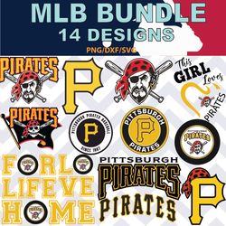 Pittsburgh Pirates svg, Pittsburgh Pirates bundle baseball Teams Svg, Pittsburgh Pirates MLB Teams svg, png, dxf