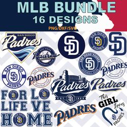 San Diego Padres svg, San Diego Padres bundle baseball Teams Svg, San Diego Padres MLB Teams svg, png, dxf