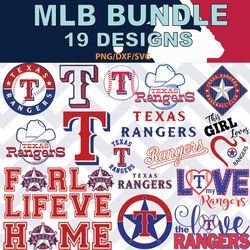 Texas Rangers svg, Texas Rangers bundle baseball Teams Svg, Texas Rangers MLB Teams svg, png, dxf