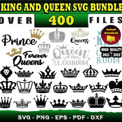 400 KING AND QUEEN MEGA SVG BUNDLE - svg files for print & cricut