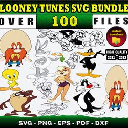 100 LOONEY TUNES MEGA SVG BUNDLE - SVG Files for print & cricut