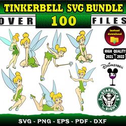 100 TINKERBELL MEGA SVG BUNDLE - svg files for print & cricut