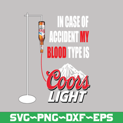 In case of accident my blood type is Coorslight  png dr.seus png printing download