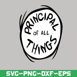 Principal of all things svg, png, eps, dxf digital download
