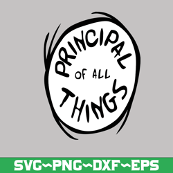 principal of all things svg, png, eps, dxf digital download