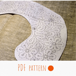 Bobbin lace Collar pattern PDF pattern