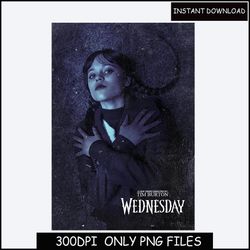 wednesday addams png bundle,wednesday addams png for cricut, silhouette, digital download