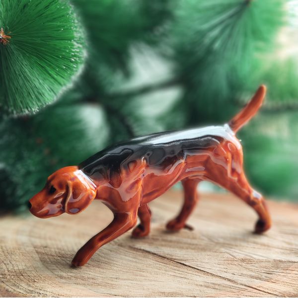 figurine foxhound