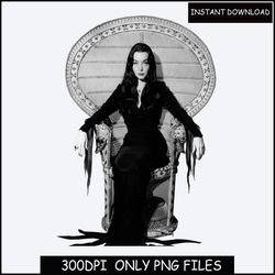 morticia addams family motto png