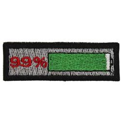 patch | chevron for any clothes | machine embroidery design | battery | charge indicator | charger | instant download