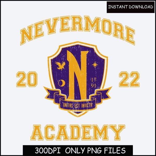 Nevermore Academy PNG,Set PNG Clipart PNG Wednesday Adams Shirt Png College Pullover Women Shirt Nevermore Academy Gift Digital Files.jpg
