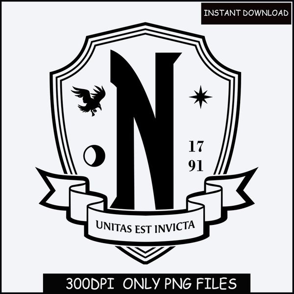 Nevermore Academy sign,Wednesday weird,Addams Family,logo sign icon PnG.jpg