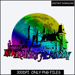 nevermore academy png, nevermore png design, wednesday png, instant download, sublimation design