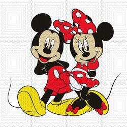disney mickey and minnie big mouse svg, mickey and minnie svg, png, dxf, vector for cricut