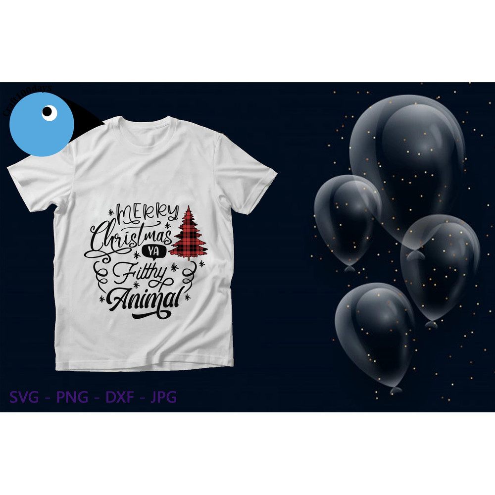 Merry Christmas Ya Filthy Animal svg.png