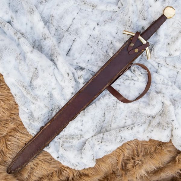 Einherjar Blade of Valhalla Damascus Steel Viking Long Sword na.jpg