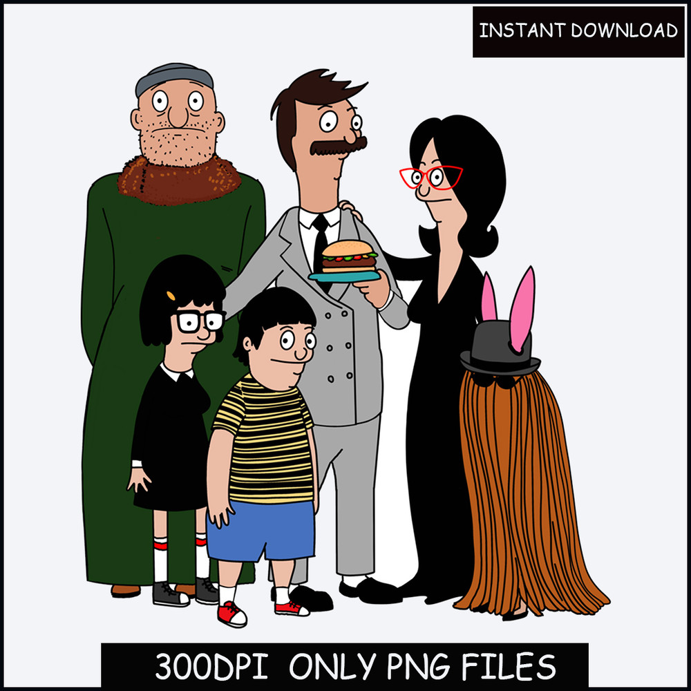 Cartoon style custom portrait, family portrait. Become an animated character! Perfect gift for friends and family..jpg