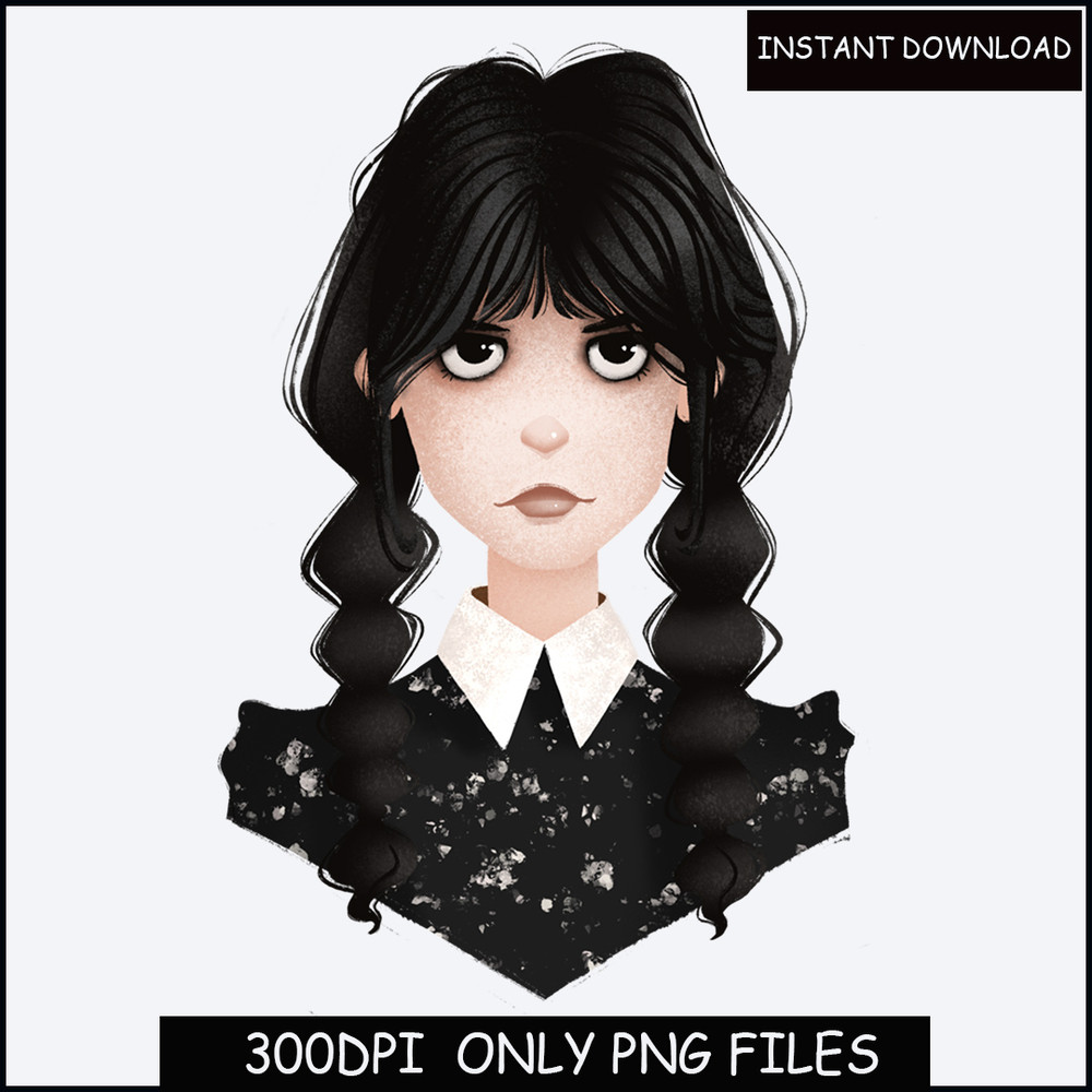 W - Wednesday PNG, Nevermore shirt Cricut cut file Png, digital instant download.jpg