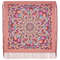 women pink pavlovo posad merino wool shawl wrap size 89x89 cm 1927-3