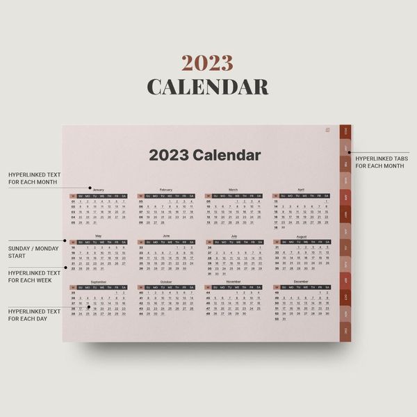 2023 digital daily planner for ipad, hourly daily planner, weekly planner, minimalist 2023 dated planner, work teacher student agenda