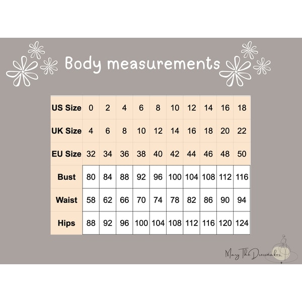 Deane Sizing Chart Daene - The Wrap Dress | Instant download A4 PDF sewing patt | Inspire ...